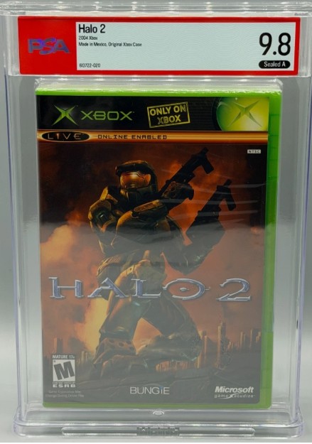 Halo 2 Microsoft Xbox Sealed New PSA 9.8 A++ Graded NOT WATA Bungie